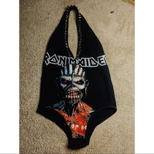 Iron Maiden Custom Deep V-neck Bodysuit
